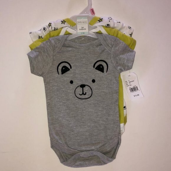 Baby Gear package of 3 Infant Baby Boy Onesies 0-3 Months NWT - Picture 1 of 4